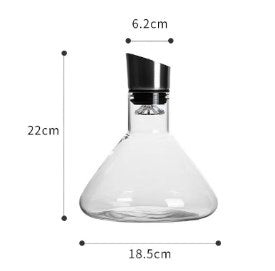 The Iceberg Decanter — Crystal Wine Decanter with a Show-Stopping Design