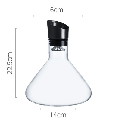 The Iceberg Decanter — Crystal Wine Decanter with a Show-Stopping Design