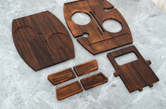 The Portable Wine Rack — Bamboo Wine & Glass Holder for Home, Bar & Beyond