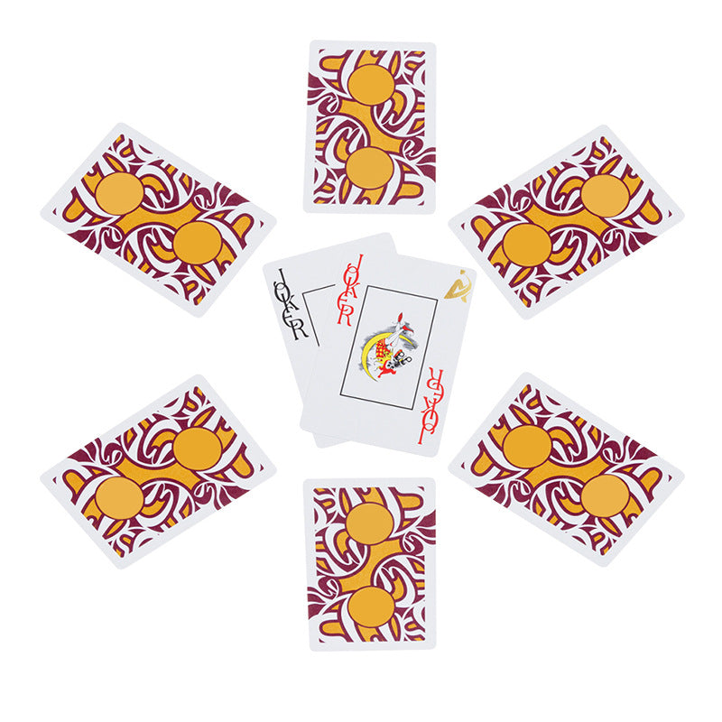 Whacky Wino high-end playing cards for special games and tournaments, featuring colorful intricate card designs.